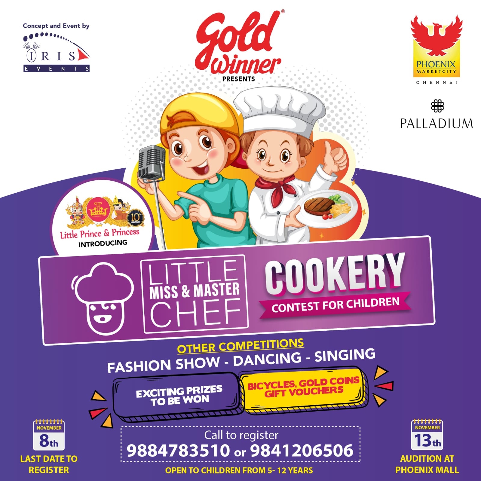 Phoenix Marketcity To Host the Maiden Edition of “Little Miss and Master Chef”