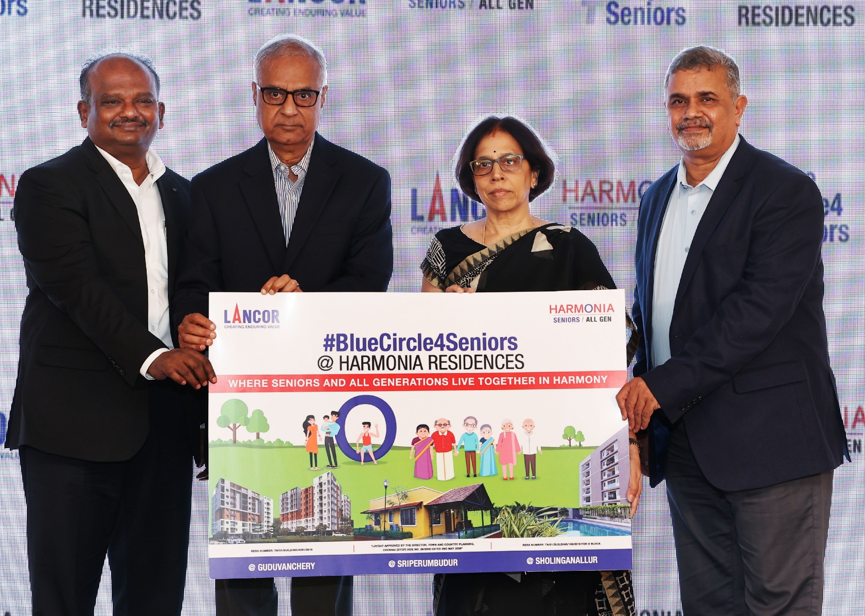 Lancor Launches “Harmonia”, India’s First ‘Blue Circle’ Townships for Senior Residences with Cross Generational Communities