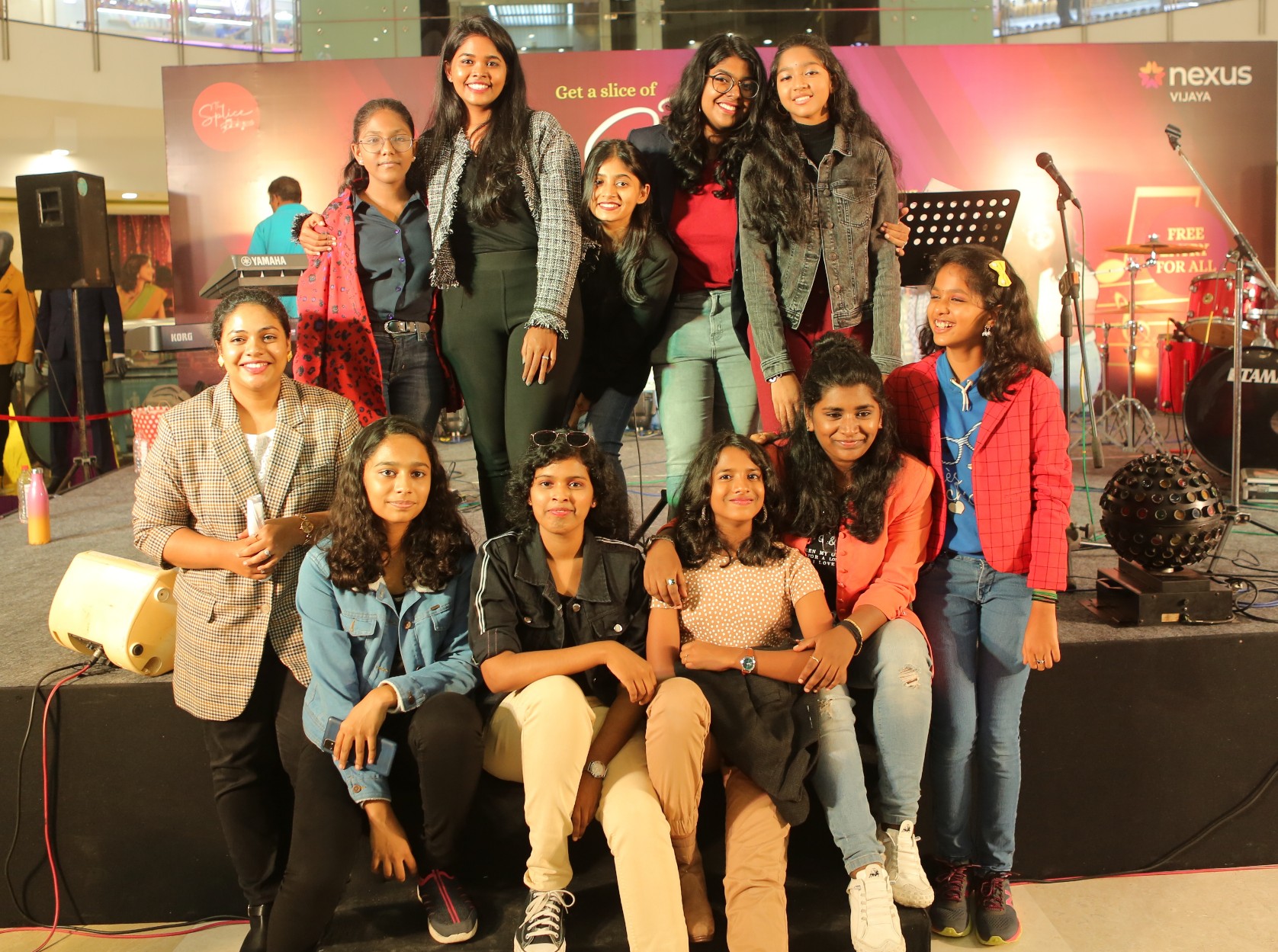 An all-girls music band is set to spice up the stage at Nexus Vijaya Mall